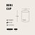 Copo Mini Cup 80ml Preto Pacco - Imagem 2
