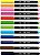 CANETA PINCEL BRUSH AQUARELAVEL CORES QUENTES CIS - Imagem 1