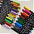 CANETA PINCEL BRUSH AQUARELAVEL CORES QUENTES CIS - Imagem 4
