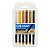 CANETA PINCEL BRUSH AQUARELAVEL 6 CORES PELE CIS - Imagem 1