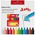 GIZ DE CERA 12 CORES JUMBO FABER CASTELL - Imagem 2