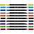CANETA PINCEL BRUSH DUAL TIP 10 CORES CIS - Imagem 2