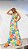 Vestido tropical longo verão - Imagem 2