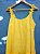 Vestido boho longo com laise alças amarelo - Imagem 3