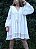Vestido boho chic gênova bordado branco franjas - Imagem 2