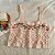 Regata cropped crochet bohemian bordada - Imagem 3