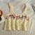 Regata cropped crochet bohemian bordada - Imagem 1