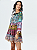 Vestido boho chic indiano babado - Imagem 1
