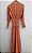 Vestido boho lástex caramelo longuete - Imagem 4