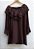 Vestido boho marrom café - Imagem 3