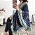 Poncho étnico fechado casaco lã boho hippie chic - Imagem 3