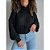 Blusa tricot manga longa pontão - Imagem 1