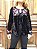 Cardigan casaqueto boho veludo bordado - Imagem 1