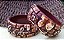 Bracelete boho resina flores - Imagem 1