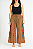 Calça algodão feminina envelope bordada indiana - Imagem 1