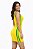 Vestido canelado regata copa amarelo - Imagem 2