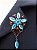 Broche boho floral zircônia - Imagem 2