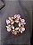 Broche boho floral zircônia - Imagem 3