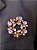 Broche boho floral zircônia - Imagem 1