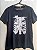 T-Shirts preta visco gato caveira - Imagem 3