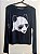 Cropped preto visco panda manga longa - Imagem 2