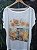 T-Shirts camiseta feminina mística yoga gato kombi filtro dos sonhos devore hippie. - Imagem 1