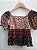 Blusa cropped hippie lástex - Imagem 2