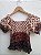 Blusa cropped hippie lástex - Imagem 2