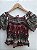 Blusa cropped hippie lástex - Imagem 4