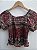 Blusa cropped hippie lástex - Imagem 4