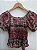 Blusa cropped hippie lástex - Imagem 2