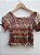 Blusa cropped hippie lástex - Imagem 2