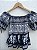 Blusa cropped hippie lástex - Imagem 2