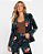 Blazer veludo molhado estampado boho chic - Imagem 1
