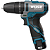 Parafusadeira/Furadeira Impacto 3/8 12v 2Bat C/Mal - WS2558K2 - Wesco - Imagem 1