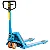 Transpalete TM2500 21P RTP 525x1150 Roda Tandem Poliuretano - 0150507 - Paletrans - Imagem 1