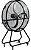 Ventilador Móvel 1M 220V PRETO V100 - V100M2 - GOAR - Imagem 1