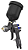 PISTOLA DE PINTURA MOD. HVMP (0,8MM) 250ML PRO-537 - BERLINE - Imagem 1