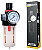 FILTRO REG. 1/2 C/ MANOMETRO BFR-4000 - BRAMAIS - Imagem 1