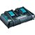 MAKITA - CARREGADOR DE BATERIA DUPLO 127V DC18RD 2BAT (LXT) - Imagem 1