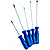 JOGO DE CHAVE DE FENDA/PHILLIPS 150-160S C/5PCS -GEDORE - Imagem 1
