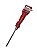 CHAVE DE FENDA SIMPLES 215R - 5/16 X 6 (VERMELHA) - GEDORE - Imagem 1