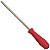 CHAVE DE FENDA SIMPLES 215R - 3/16 X 5 (VERMELHA) - GEDORE - Imagem 1