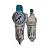 CONJUNTO PREP. AR 1/4 PEQ FRL00 10BAR 150PSI - SIGMA - Imagem 1