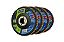 DISCO FLAP LIXA LAM. 4.1/2X7/8 POL. GR120 R801 - NORTON - Imagem 3