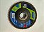 DISCO FLAP LIXA LAM. 4.1/2X7/8 POL. GR60 R801 - NORTON - Imagem 1