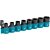 SOQUETE IMPACTO 1/2 - 8-18MM (JG) 09PCS C/ ADAPTADOR - MAKIT - Imagem 1