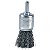 ESCOVA ACO PINCEL 30MM ENC. 1/4 FIO ONDULADO - MAKITA - Imagem 1