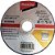 DISCO DE CORTE ABRASIVO FINO 4 1/2X3/64X7/8 GR 60 (UN) BRANC - Imagem 1