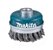 ESCOVA ACO COPO 60MM ROSCA M14X2 FIO TRANCADO - MAKITA - Imagem 1